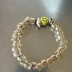 Smiley Face Beaded Bracelet